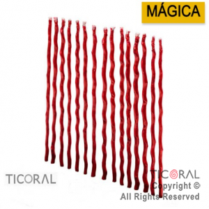 VELA 2327 IRREGULAR MAGICA 16 CM ROJO x 12